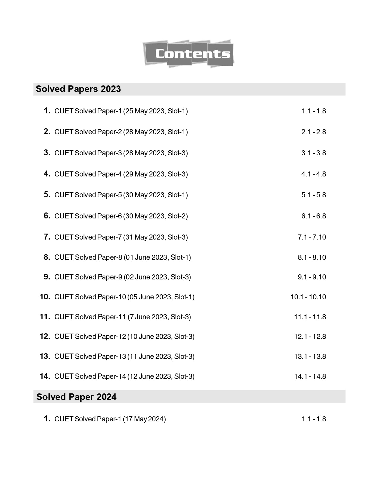 CUET UG 2025-26 : Business Studies - 30 Solved Papers