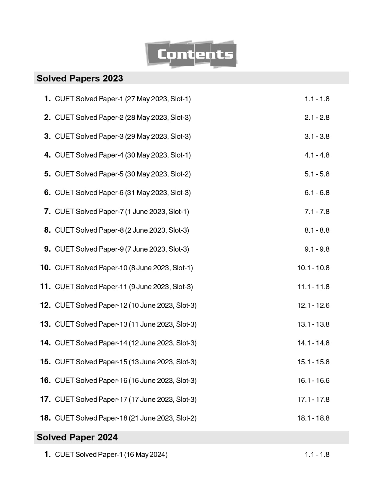 CUET UG 2025-26 : Economics - 36 Solved Papers