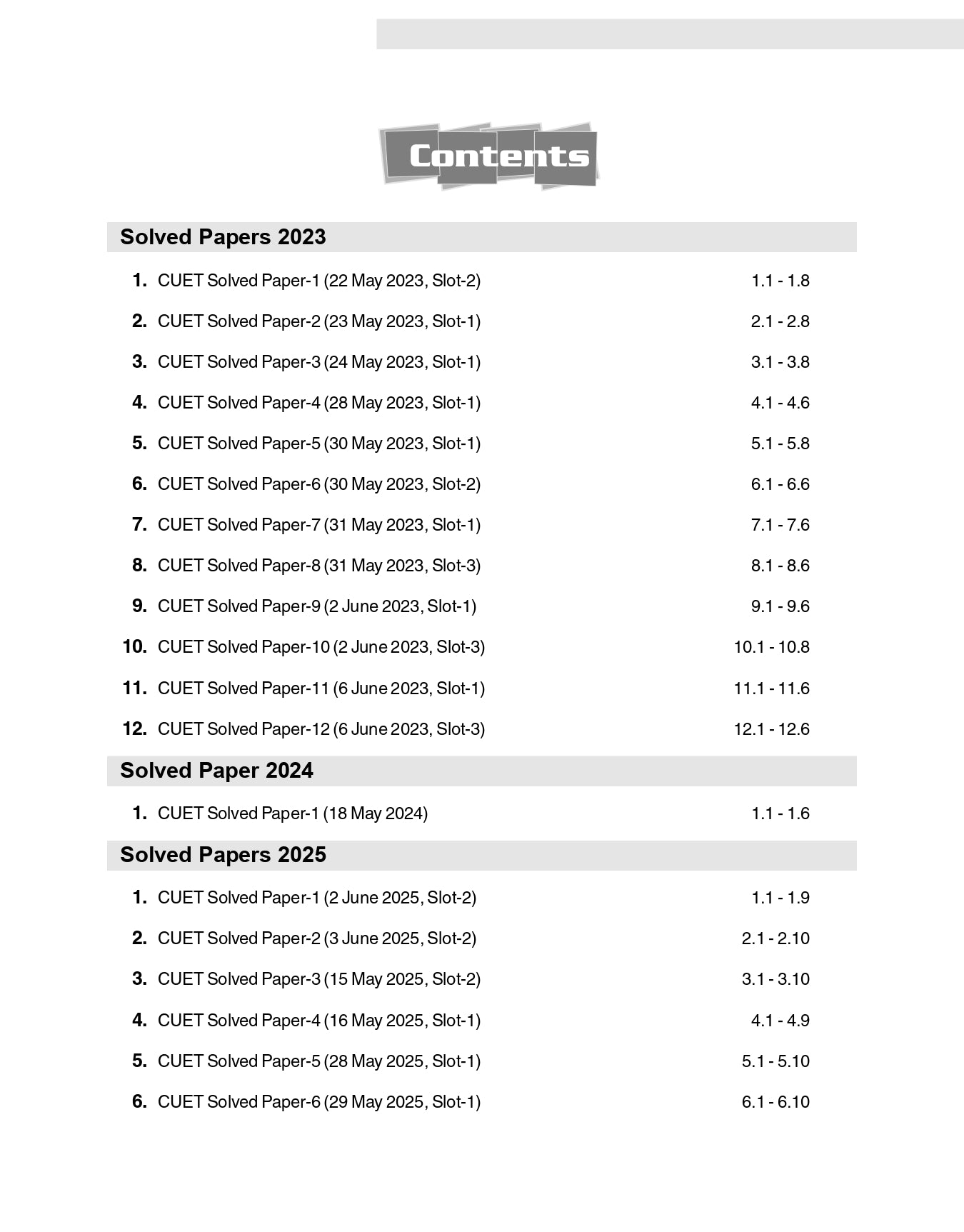 CUET UG 2025-26 : Political Science - 19 Solved Papers