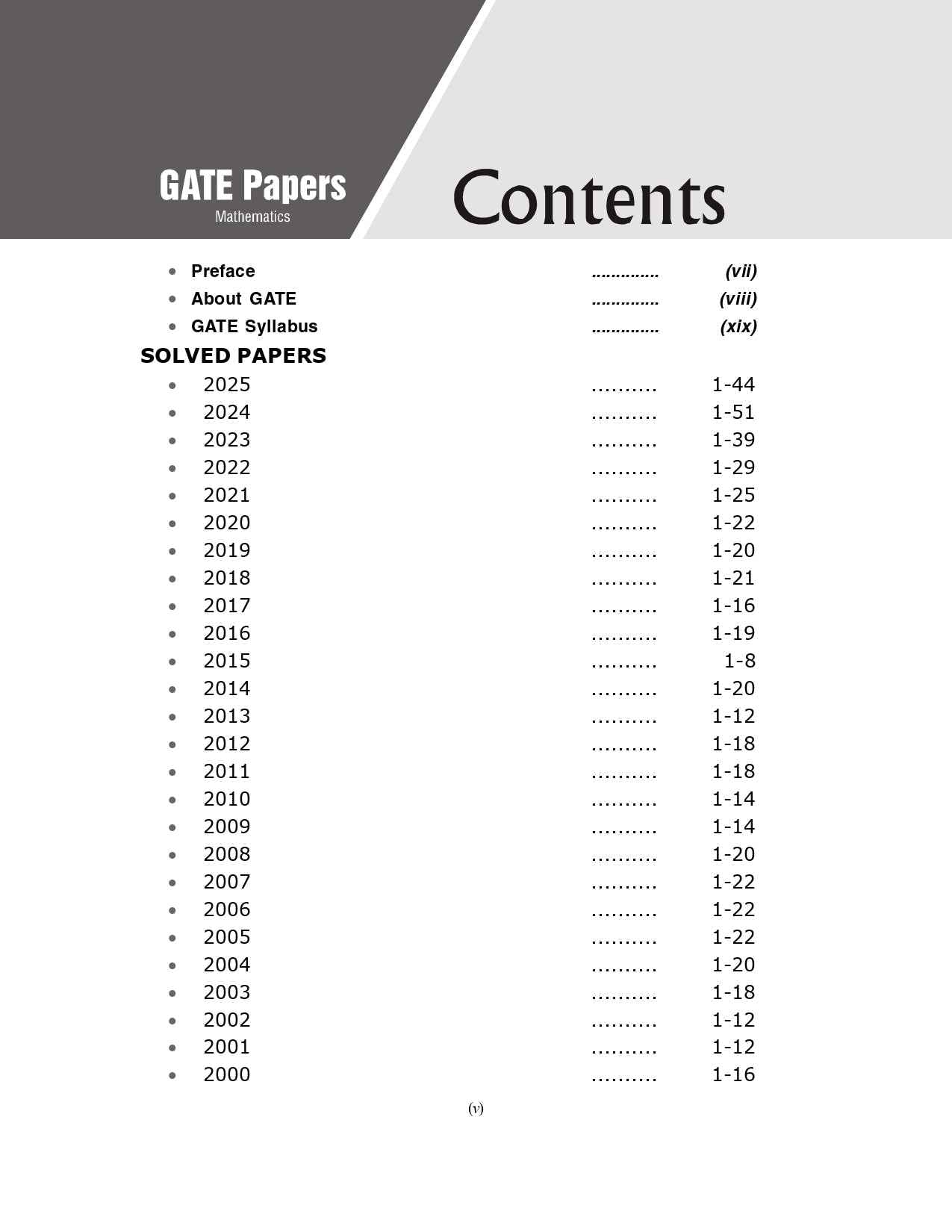 GATE 2026 : Mathematics - Solved Papers 2000-2025
