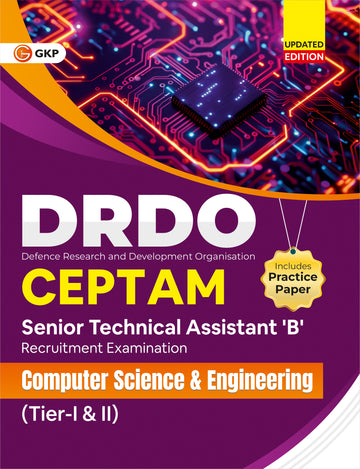 DRDO CEPTAM 2026: Senior Technical Assistant-B - Computer Science & Engineering (Tier-1 & 2) | Includes Full-Length Practice Paper | DRDO CEPTAM STA-B Computer Sci. Exam Prep Guide