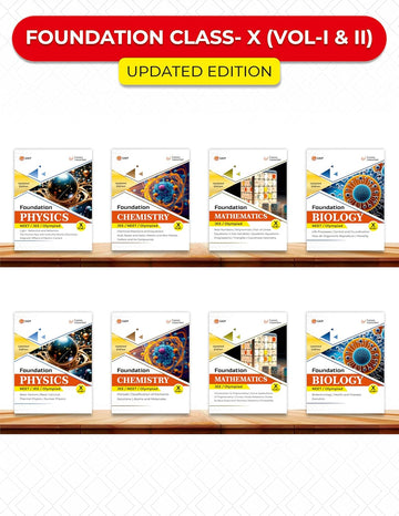 JEE/NEET Foundation (Class-10) - Physics, Chemistry, Mathematics, Biology | Complete PCMB Series for CBSE, Olympiads & Boards Exam Preparation | Set of 8 Books | Latest Edition 2026-27 - GK Publications