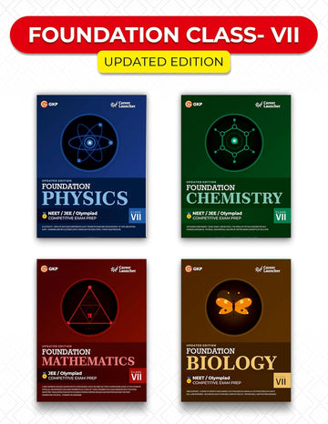 JEE/NEET Foundation (Class-7) - Physics, Chemistry, Mathematics, Biology | Complete PCMB Series for CBSE, NTSE, Olympiads & Boards Exam Preparation | Set of 4 Books | Latest Edition 2026-27 - GK Publications