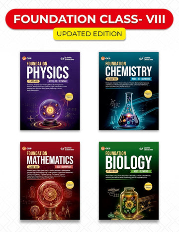 JEE/NEET Foundation (Class-8) - Physics, Chemistry, Mathematics, Biology | Complete PCMB Series for CBSE, NTSE, Olympiads & Boards Exam Preparation | Set of 4 Books | Latest Edition 2026-27 - GK Publications