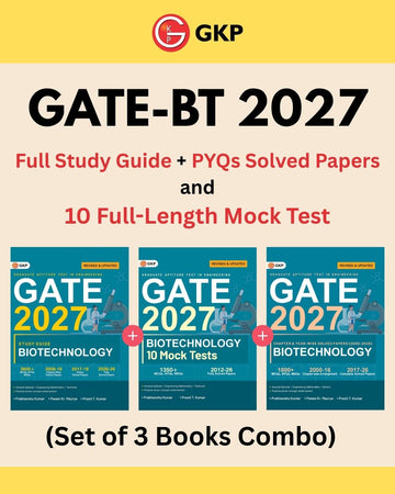 GATE-BT 2027 Biotechnology Prep Book Combo
