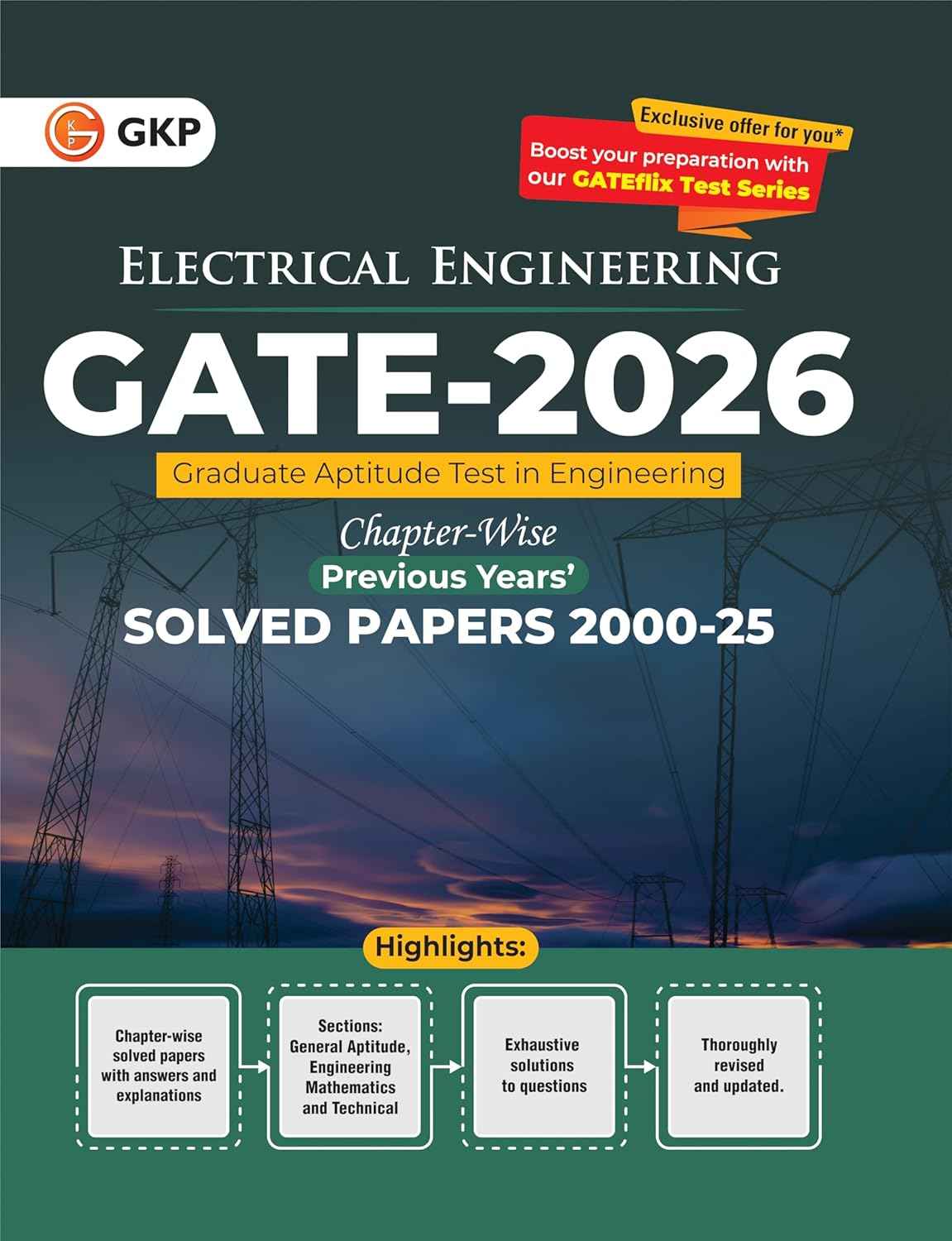 GATE 2026: Electrical Engineering Study Guide + Chapter wise Solved Papers