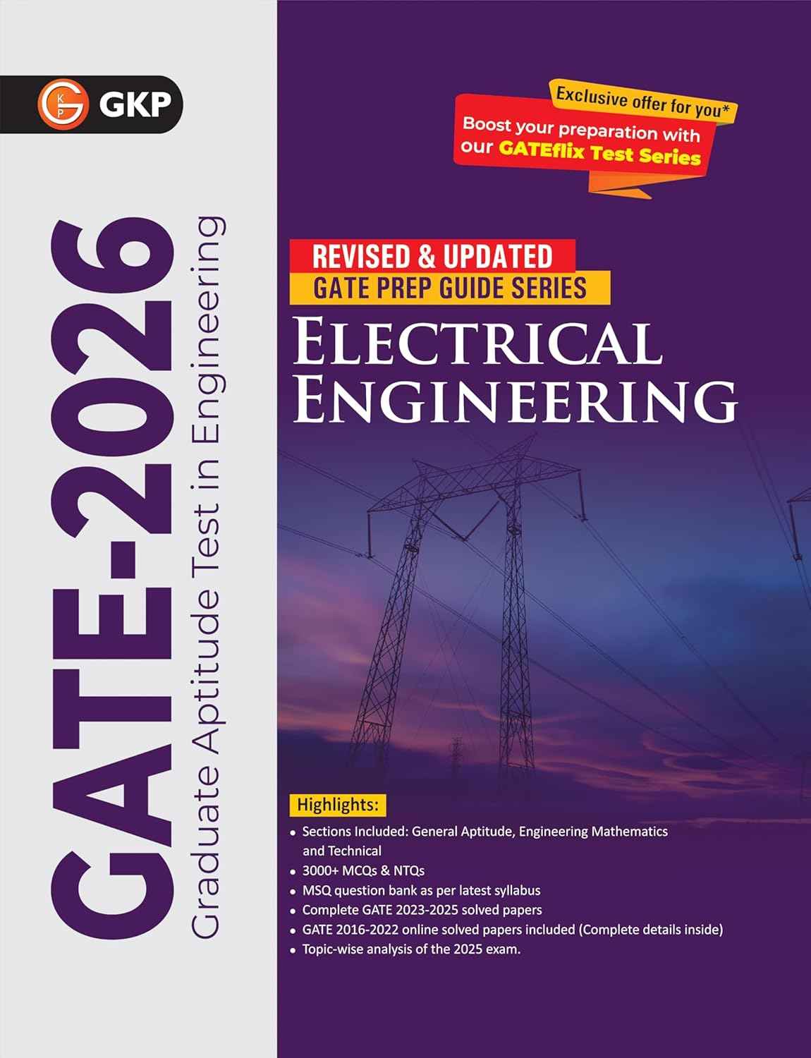 GATE 2026: Electrical Engineering Study Guide + Chapter wise Solved Papers