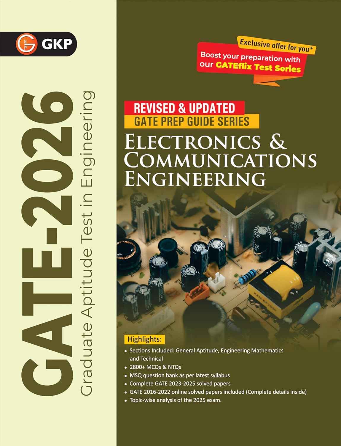 GATE 2026: Electronics & Communication Engineering Study Guide + Chapter wise Solved Papers