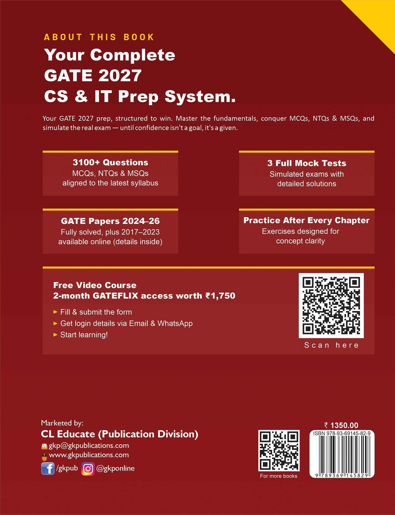 Buy GATE-CS/IT 2027 Study Guide | Computer Science & Information ...