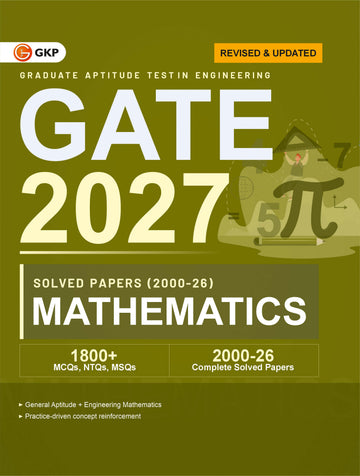 GATE-MA 2027 Mathematics PYQs Solved Papers (2000-2026) | 1800+ Practice MCQs, NTQs & MSQs | 27 Years of PYQs With Detailed Solutions | GATE-MA Prep Series