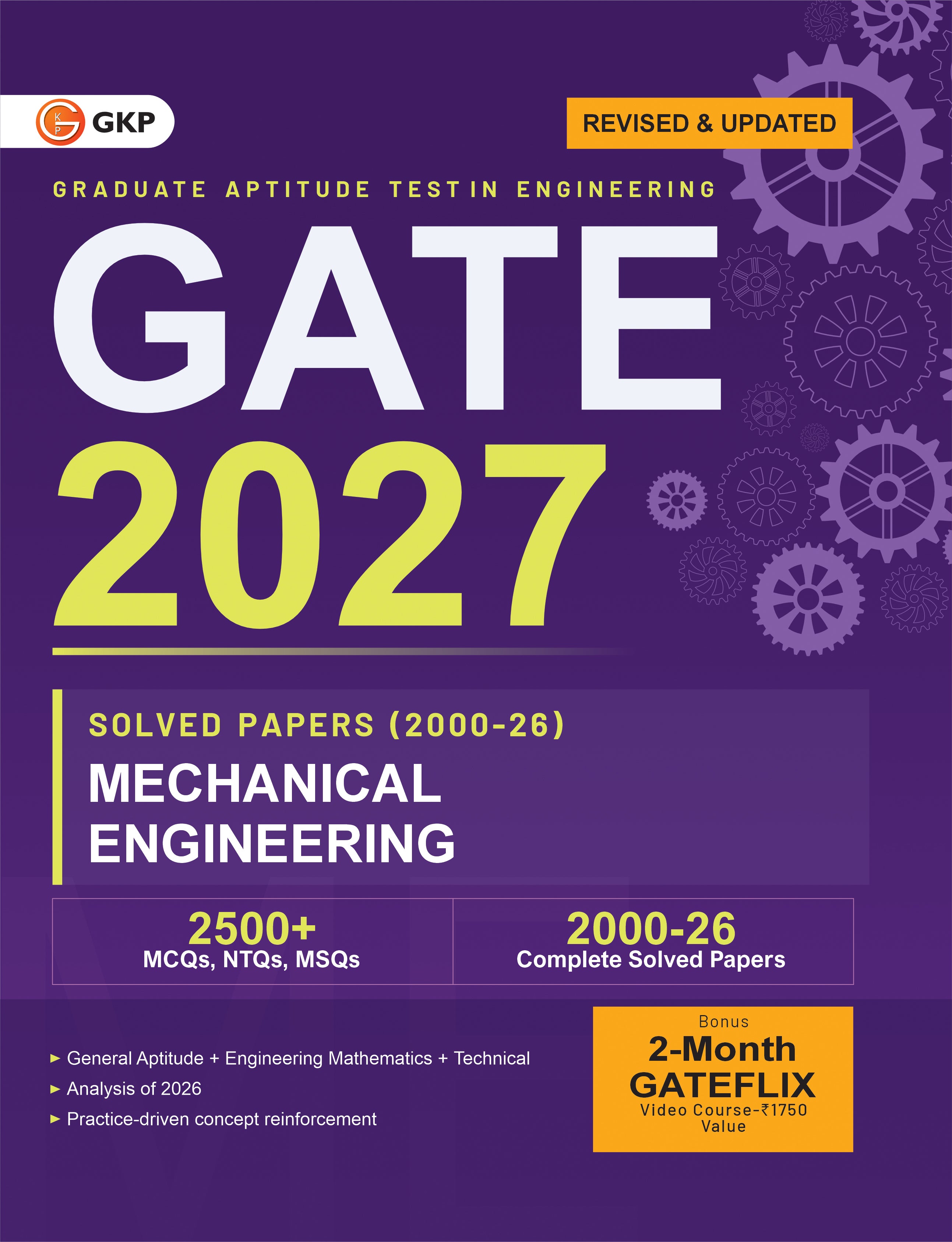 GATE 2027 Mechanical Engineering | Year-wise Solved Papers (2000–2026) | 27 Years PYQ in Exam Order | MCQs, NTQs & MSQs with Detailed Solutions | Build Exam Temperament | GATE ME PSU Prep