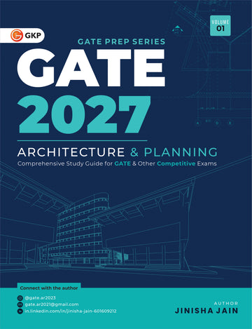 GATE 2027 Architecture & Planning  Vol 1 | Urban Design, Landscape, Transport Planning, Building Services, Construction Management