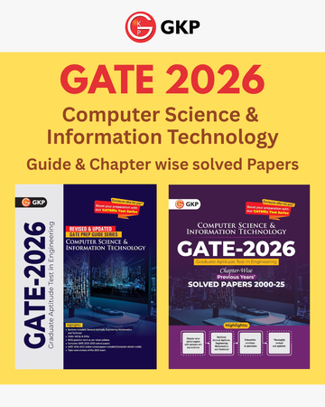 GATE 2026: Computer Science & IT Engineering Preparation Set (Complete Study Guide + Chapter-wise PYQs Solved Papers of 2000-2025) | GATE-CSE & IT Prep Guide + Solved Papers | GATE CSIT Engineering Exam Prep Combo | Set of 2 Books