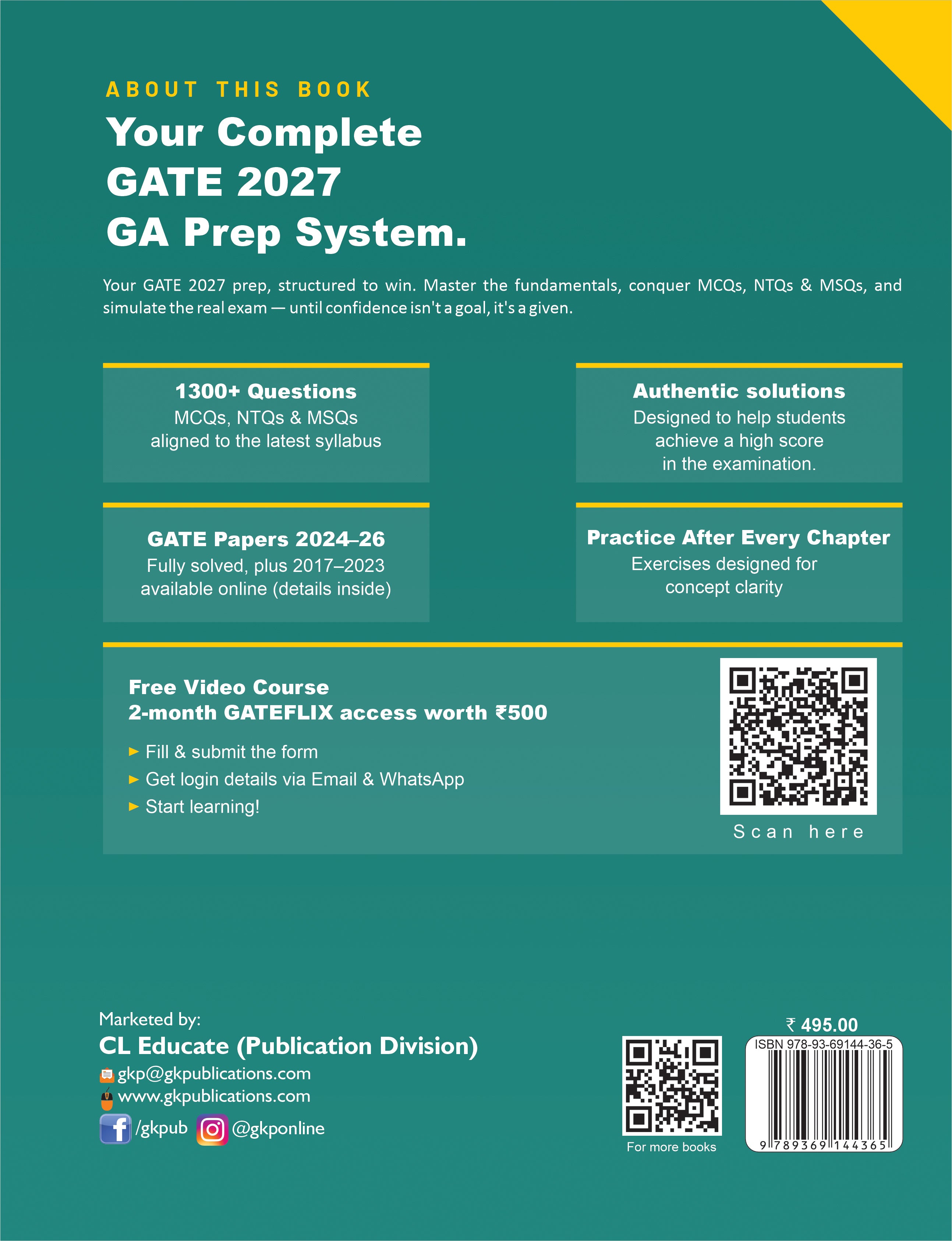 GATE 2027 : General Aptitude - Guide