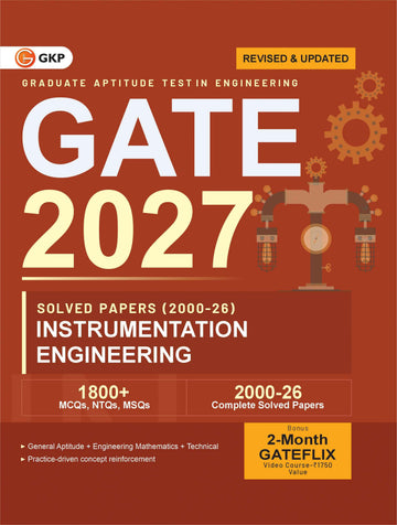 GATE 2027 : Instrumentation Engineering - Solved Papers 2000-2026