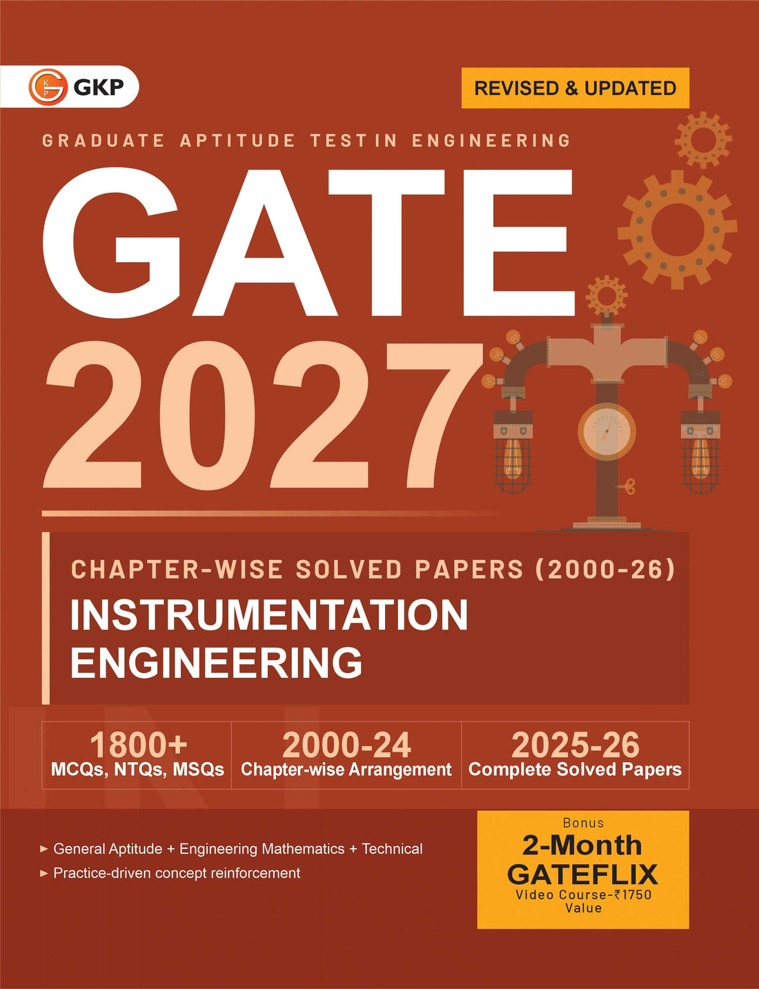 GATE 2027 : Instrumentation Engineering - 27 Years' Chapter-wise Solved Papers 2000-2026