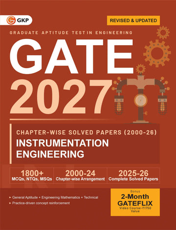 GATE 2027 : Instrumentation Engineering - 27 Years' Chapter-wise Solved Papers 2000-2026