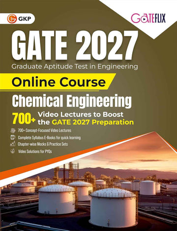 GATE 2027 Chemical Engineering Course | GATE-CH Exam Prep Study Kit | Includes 700+ Concept Focused Video Lectures | Chapter-wise Mocks & Practice Sets | Video Analysis for PYQs | GateFlix - GK Publications