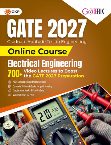 GATE 2027 Electrical Engineering Course | Includes 700+ Concept Focused Video Lectures | Chapter-wise Mocks & Practice Sets | Video Analysis for PYQs | GATE-EE Exam Prep Study Kit