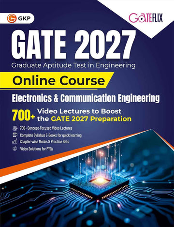 GATE 2027 Electronics & Communication Course | GATE-ECE Exam Prep Study Kit | Includes 700+ Concept Focused Video Lectures | Chapter-wise Mocks & Practice Sets | Video Analysis for PYQs | GateFlix