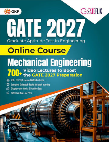 GATE 2027 Mechanical Engineering Course | Includes 700+ Concept Focused Video Lectures | Chapter-wise Mocks & Practice Sets | Video Solutions for PYQs | GATE-ME Exam Prep Study Kit