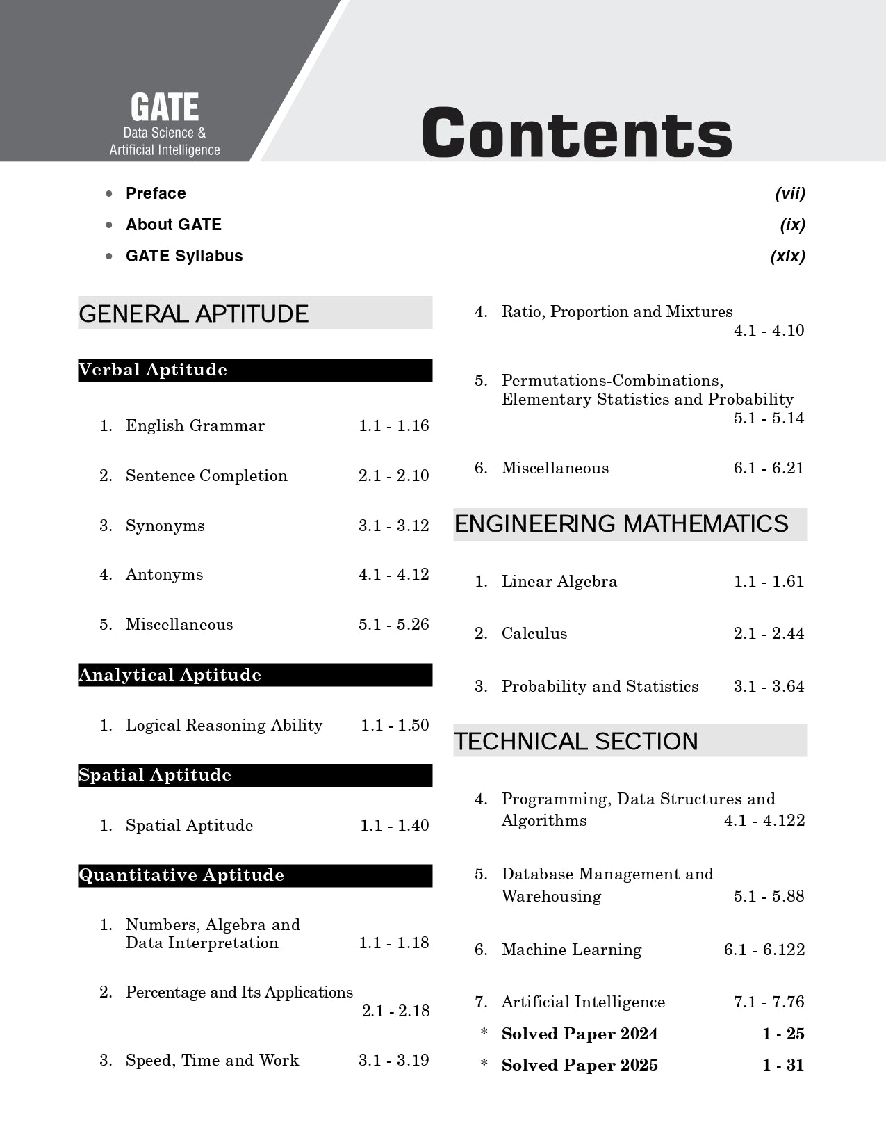 GATE 2026: Data Science & Artificial Intelligence Study Guide | Includes 2600+ MCQs & NTQs | GATE 2024 & 2025 Solved Papers | Data Science & AI GATE Prep Guide