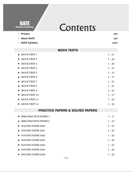GATE-AE 2027: Aerospace Engineering - 12 Mock Tests by Biplab Sadhukhan, Iqbal Singh, Prabhakar Kumar & Ranjay Kr. Singh | 7 Years PYQs (2020-2026) & 1000+ MCQs, NTQs & MSQs | GATE-AE Exam Prep