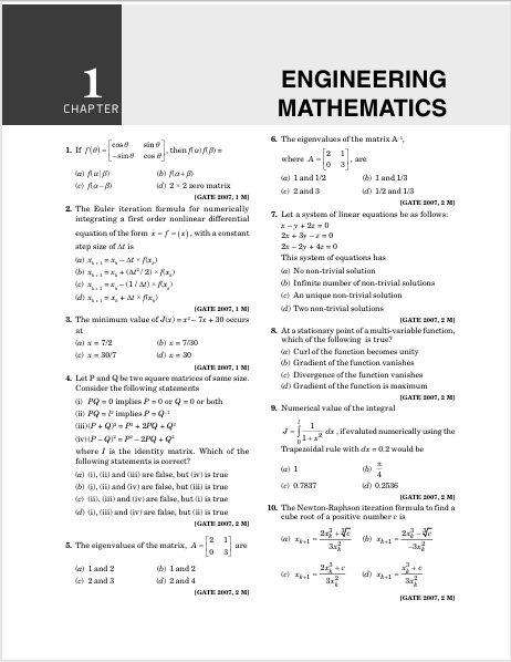 GATE-AE 2027: Aerospace Engineering - 20 Years Section-wise Solved Papers (2007-2026) by Biplab Sadhukhan, Iqbal Singh, Prabhakar Kumar & Ranjay Kr. Singh | GATE-AE Exam Prep