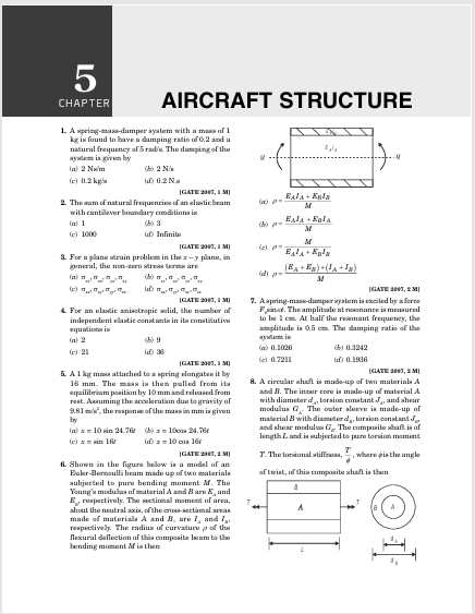 GATE-AE 2027: Aerospace Engineering - 20 Years Section-wise Solved Papers (2007-2026) by Biplab Sadhukhan, Iqbal Singh, Prabhakar Kumar & Ranjay Kr. Singh | GATE-AE Exam Prep