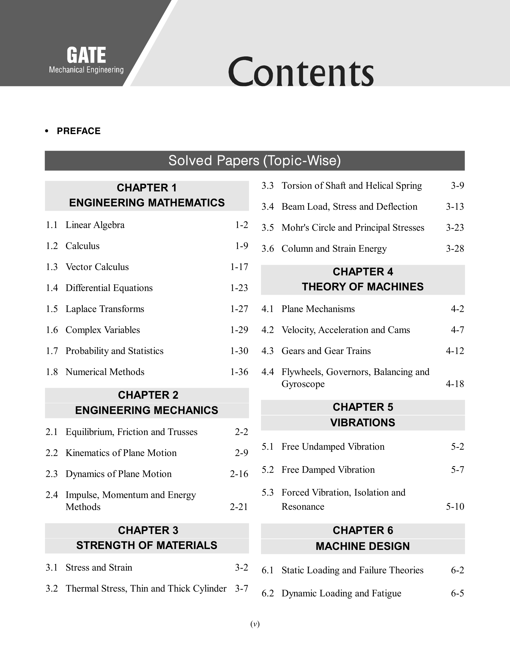 GATE 2027 : MECHANICAL ENGINEERING - Topic-wise Solved Papers Volume II (1987-2006)