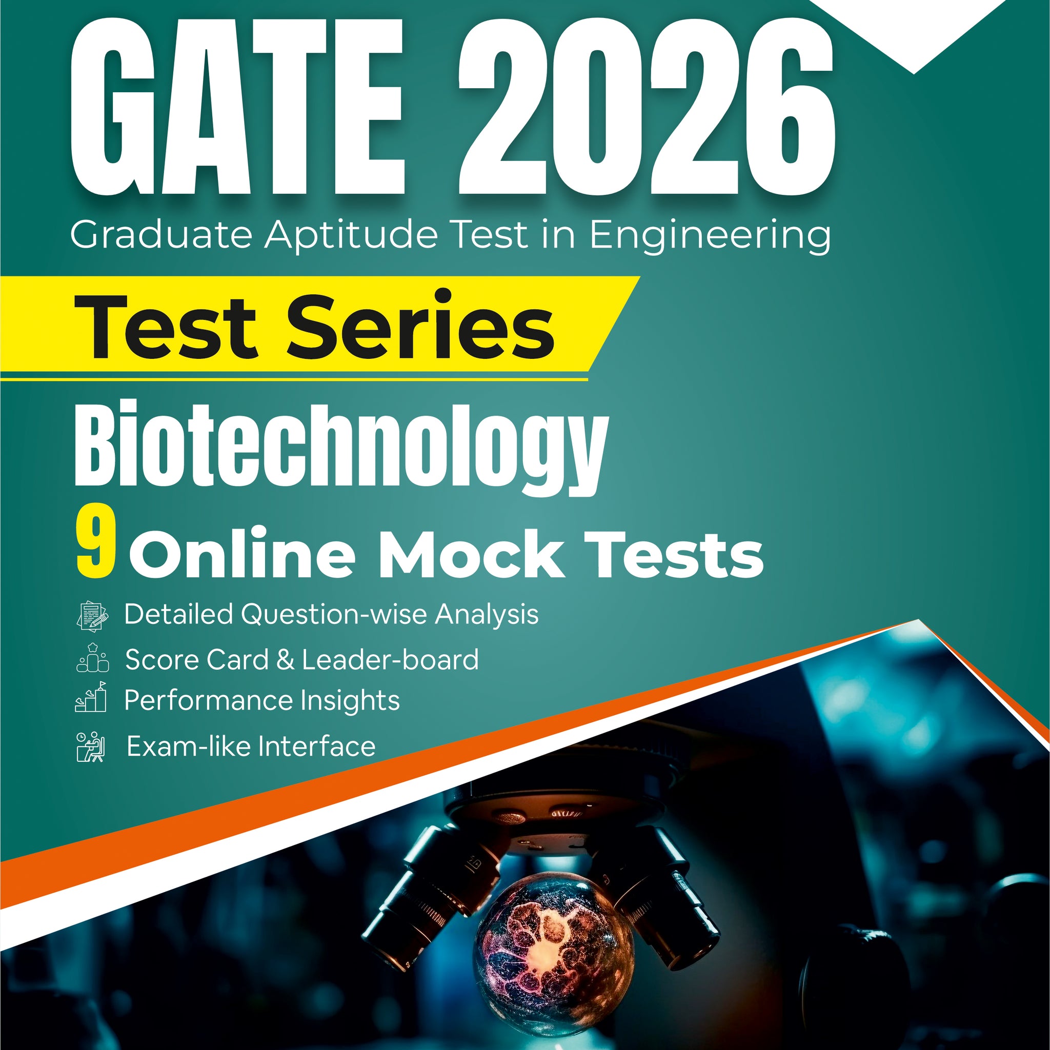 GATEflix GATE 2026 Test Series - BioTechnology | 9 Online Mock Tests to Boost the GATE 2026 Preparation and Practice | Detailed Question-wise Analysis | Prepaid by Career Launcher & GKP