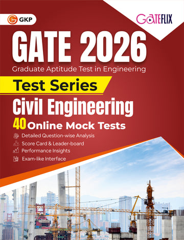 GATEflix GATE 2026 Test Series - Civil Engineering | 40 Online Mock Tests to Boost the GATE 2026 Preparation and Practice | Detailed Question-wise Analysis | Prepaid by Career Launcher & GKP