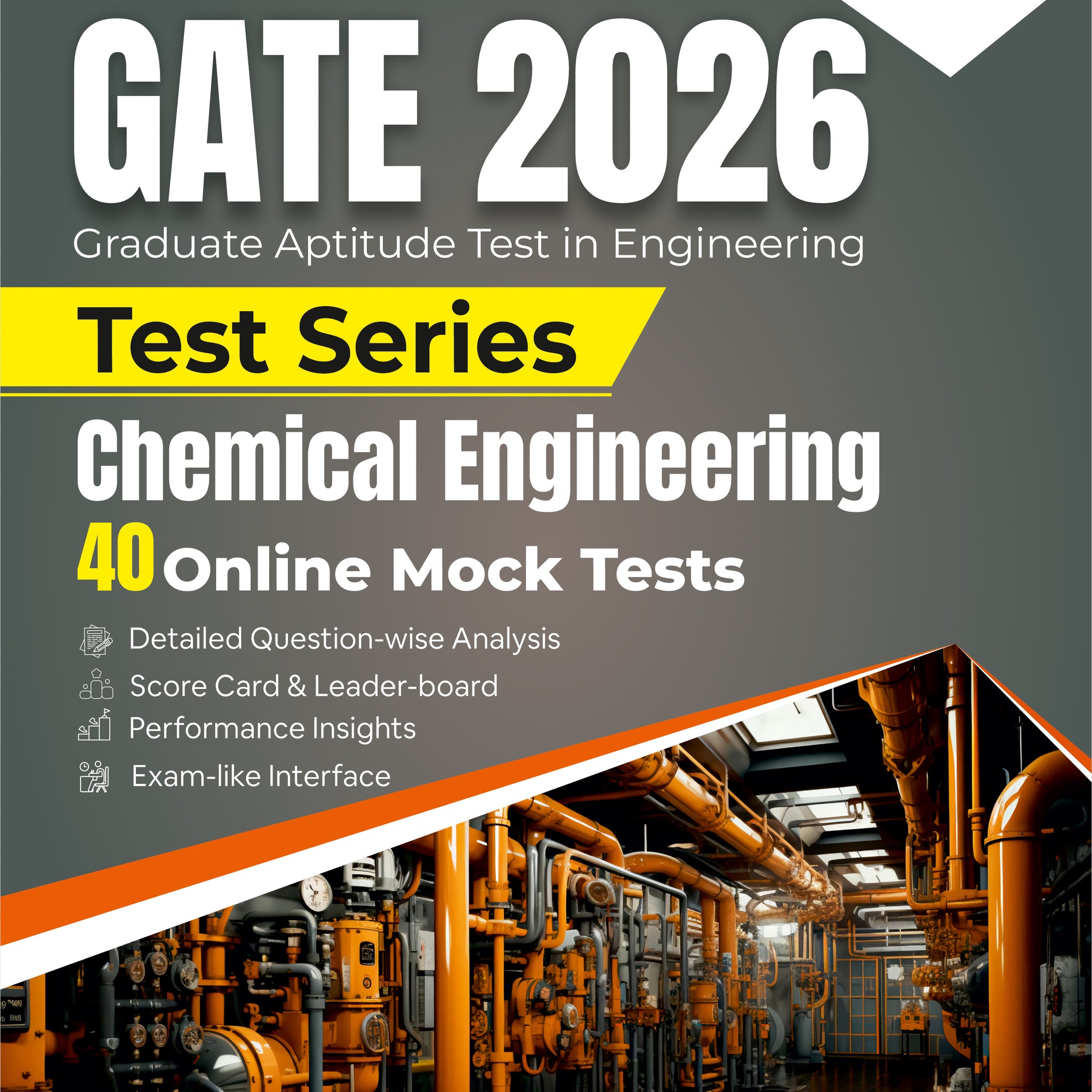 GATEflix GATE 2026 Test Series - Chemical Engineering | 40 Online Mock Tests to Boost the GATE 2026 Preparation and Practice | Detailed Question-wise Analysis | Prepaid by Career Launcher & GKP