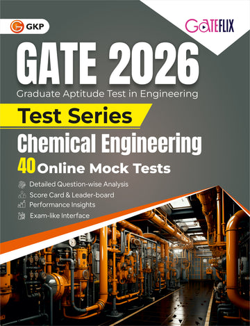 GATEflix GATE 2026 Test Series - Chemical Engineering | 40 Online Mock Tests to Boost the GATE 2026 Preparation and Practice | Detailed Question-wise Analysis | Prepaid by Career Launcher & GKP