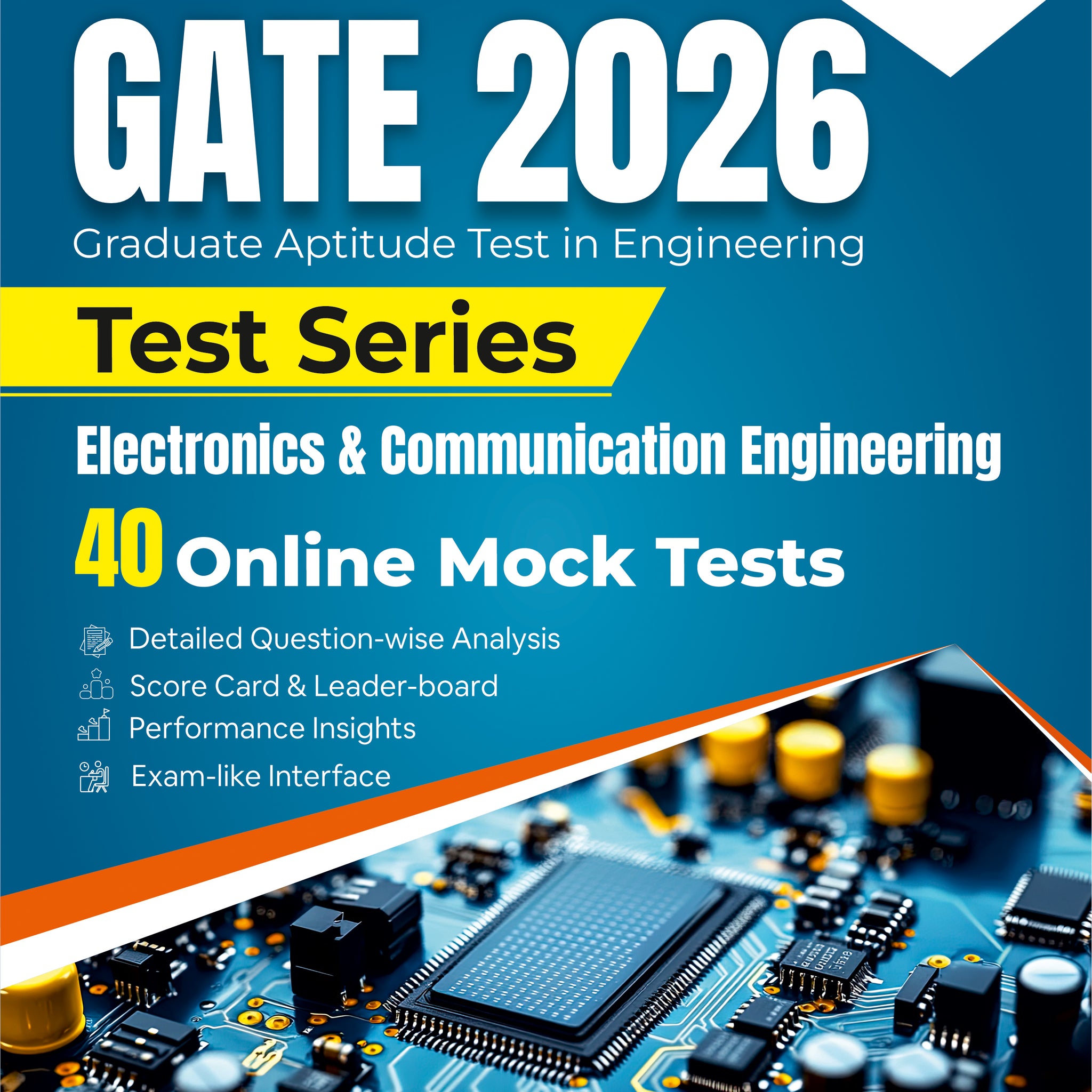 GATEflix GATE 2026 Test Series - Electronics & Communications Engineering | 40 Online Mock Tests to Boost the GATE 2026 Preparation and Practice | Detailed Question-wise Analysis | Prepaid by Career Launcher & GKP