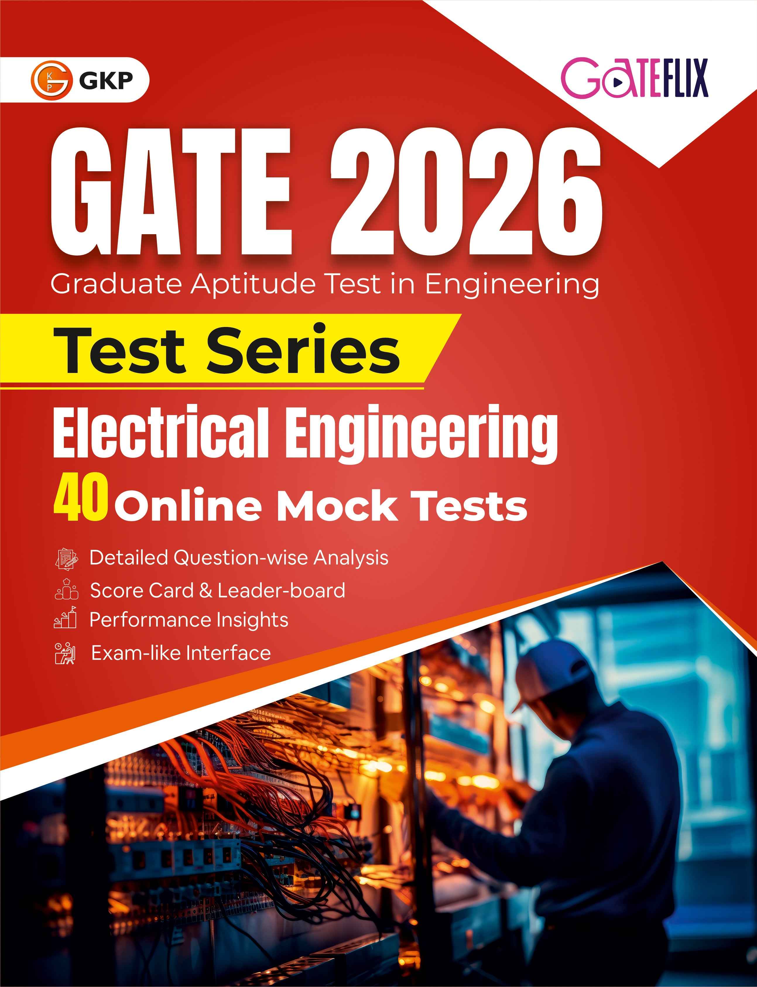 GATEflix GATE 2026 Test Series - Electrical Engineering | 40 Online Mock Tests to Boost the GATE 2026 Preparation and Practice | Detailed Question-wise Analysis | Prepared by Career Launcher & GKP
