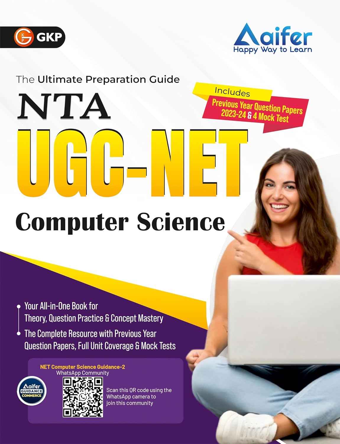 NTA UGC-NET 2025-26: Computer Science | Complete Guide Book for Paper-2 | Updated Theory & Practice Questions | Includes 2 Sets of PYQ & 4 Practice Test Sets with Answer Keys | By Aifer Education