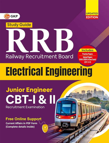RRB JE 2025–26 Electrical Engineering Guide | CBT-I (Non-Technical) & CBT-II (Technical) | Practice Papers + 2019 & 2024 Solved Exams