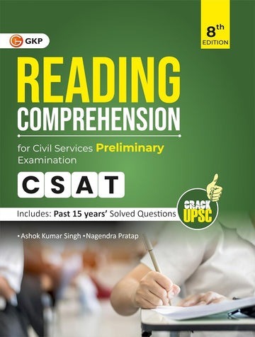 UPSC 2026: GS Paper-2 (CSAT) - Reading Comprehension | Includes Past 15 Years Solved Questions | 8th Edition | By Ashok Kumar Singh & Nagendra Pratap