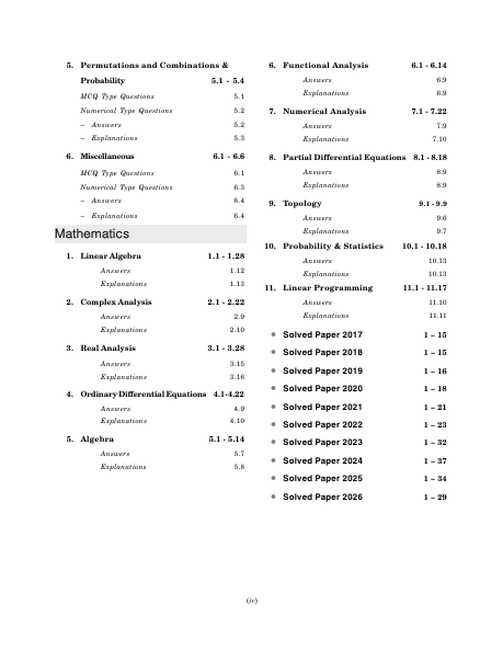 GATE-MA 2027 Mathematics Solved Papers Chapter-wise & Year-wise (2000-2026) | 27 Years of PYQs | Chapter Exercises & Detailed Solutions | GATE-MA Prep Series