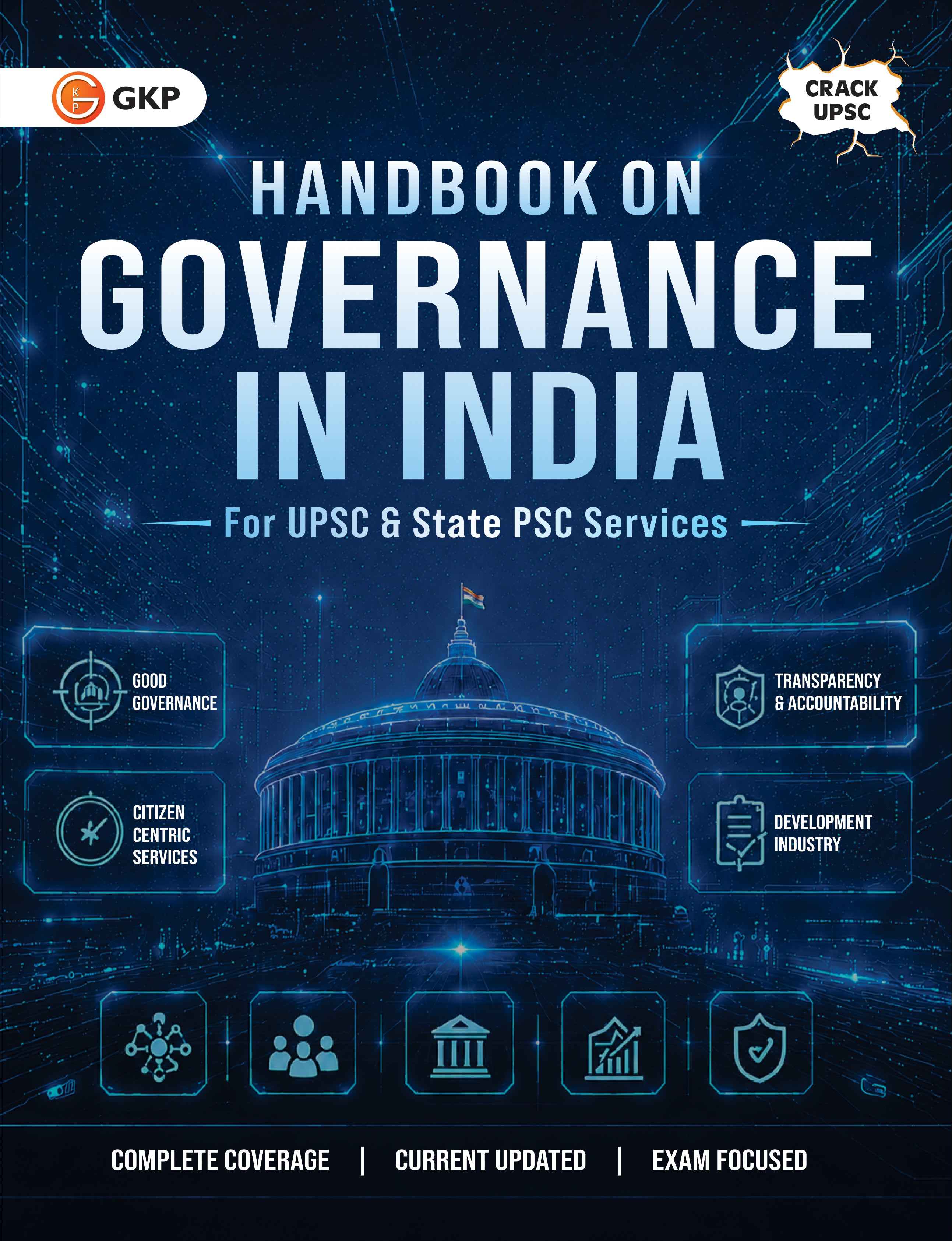 Handbook on Governance in India for UPSC CSE 2027 | GS Paper 2 Mains | Indian Polity, Constitution, Social Justice, Government Policies & Schemes | Civil Services Prelims & State PSC Exam Book