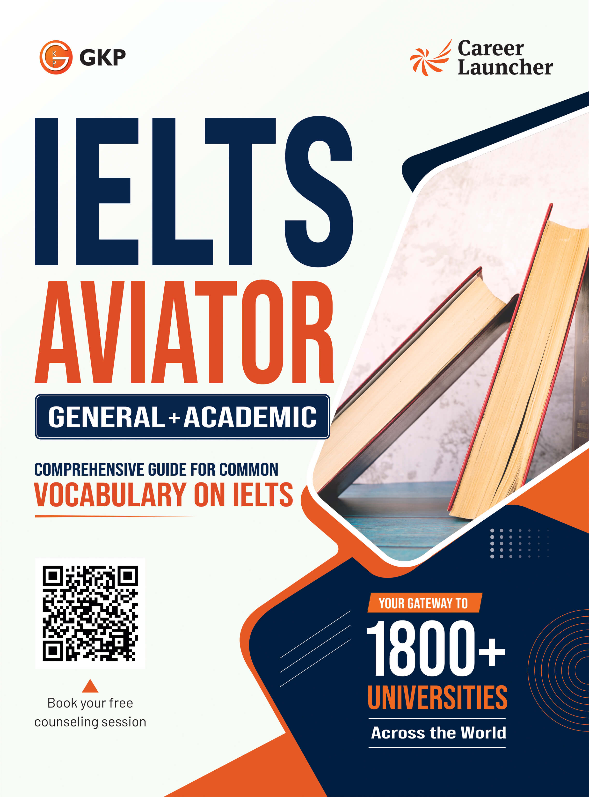 IELTS 2027: Aviator Exam Guide Book for Academic & General Test by Career Launcher | Step by Step Solutions for 8+ Band Score | Study Abroad Exam Prep
