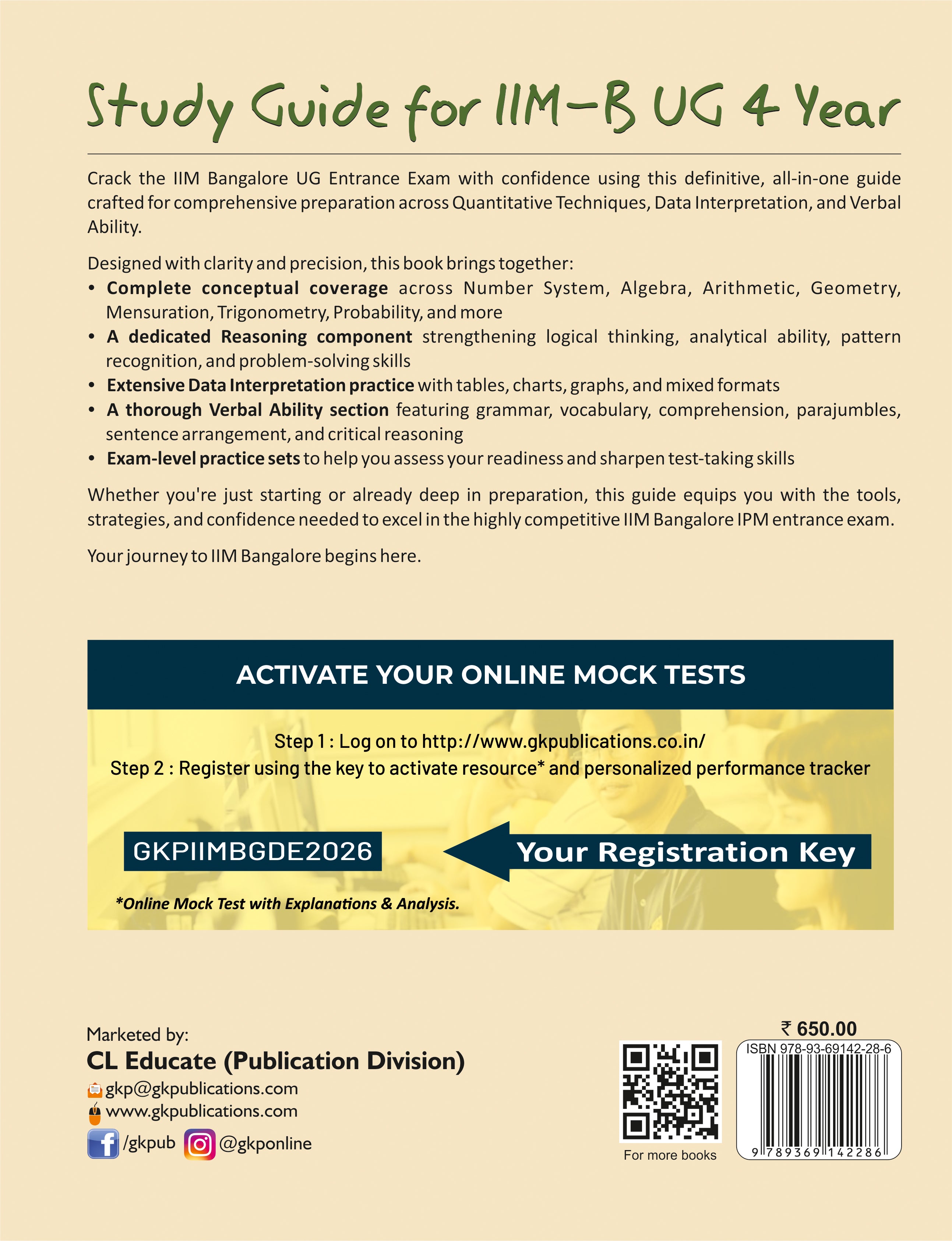 IIM Bangalore 2026: IIM-B Study Guide for UG 4 Year | By R. Shiva Kumar | Includes 4 Practice Sets | Quantitative Techniques, Data Interpretation, Verbal Ability & Reasoning | IIM & IPM Entrance Exam Prep