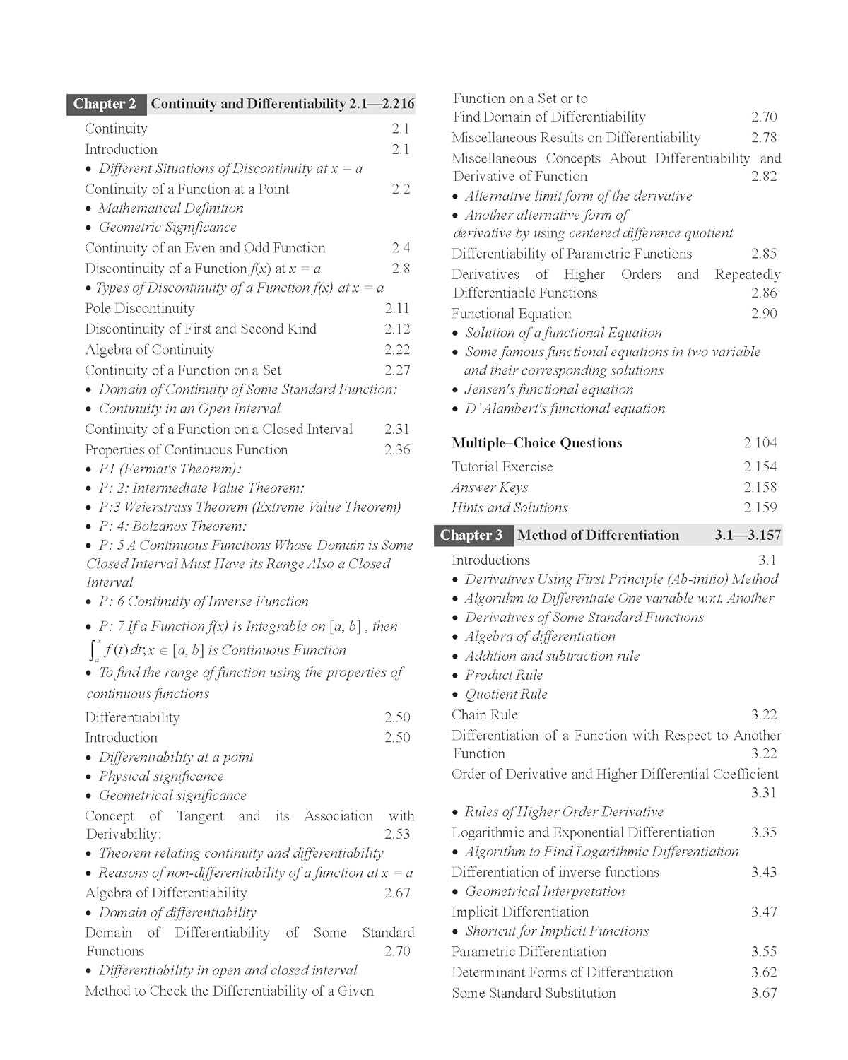 IIT-JEE 2025: Fundamentals of (Differential Calculus) Mathematics for JEE Main & Advanced | By Sanjay Mishra | Also Useful for BITSAT, AIEEE & Engineering Entrance Exams