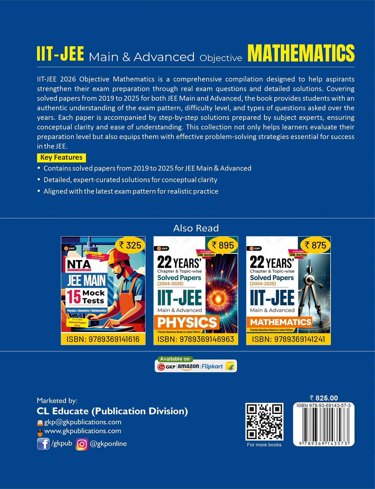 Buy IIT-JEE 2026: Objective Mathematics (Mains & Advanced) | Includes ...