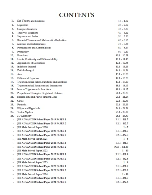 IIT-JEE 2025: Mathematics (Main & Advanced) - 21 Years Chapter-wise & Topic-wise Solved Papers (2004-2024) | Includes 1500+ Solved Problems & Detailed Solutions | IIT-JEE Exam Prep