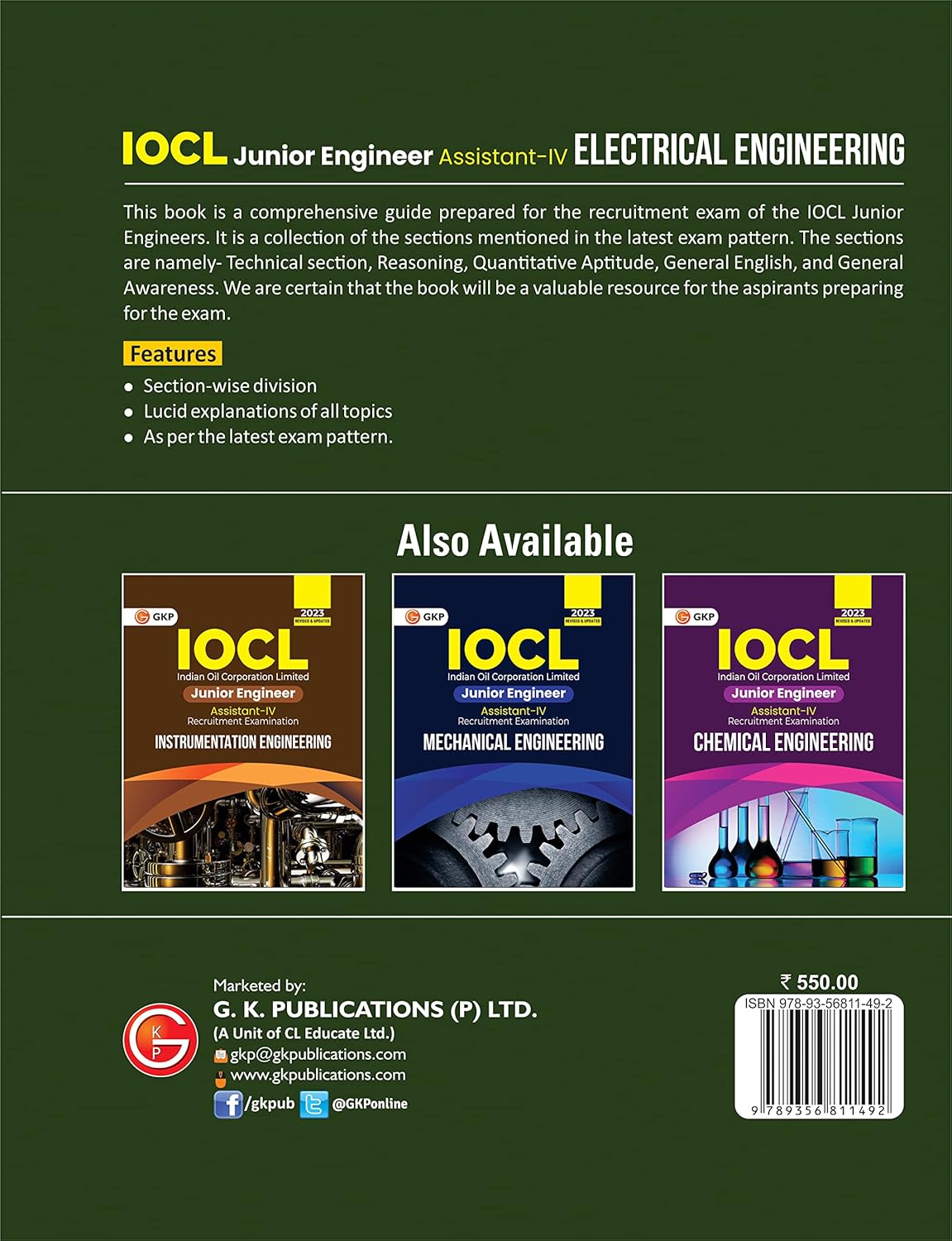 IOCL: Electrical Engineering - Junior Engineer Assistant-IV | Section-wise Division with All Topics Explanation | IOCL-JE Recruitment Exam Prep