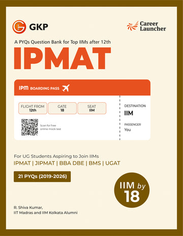 IPMAT 2027: Solved PYQs - IIM by 18 by R. Shiva Kumar – front cover