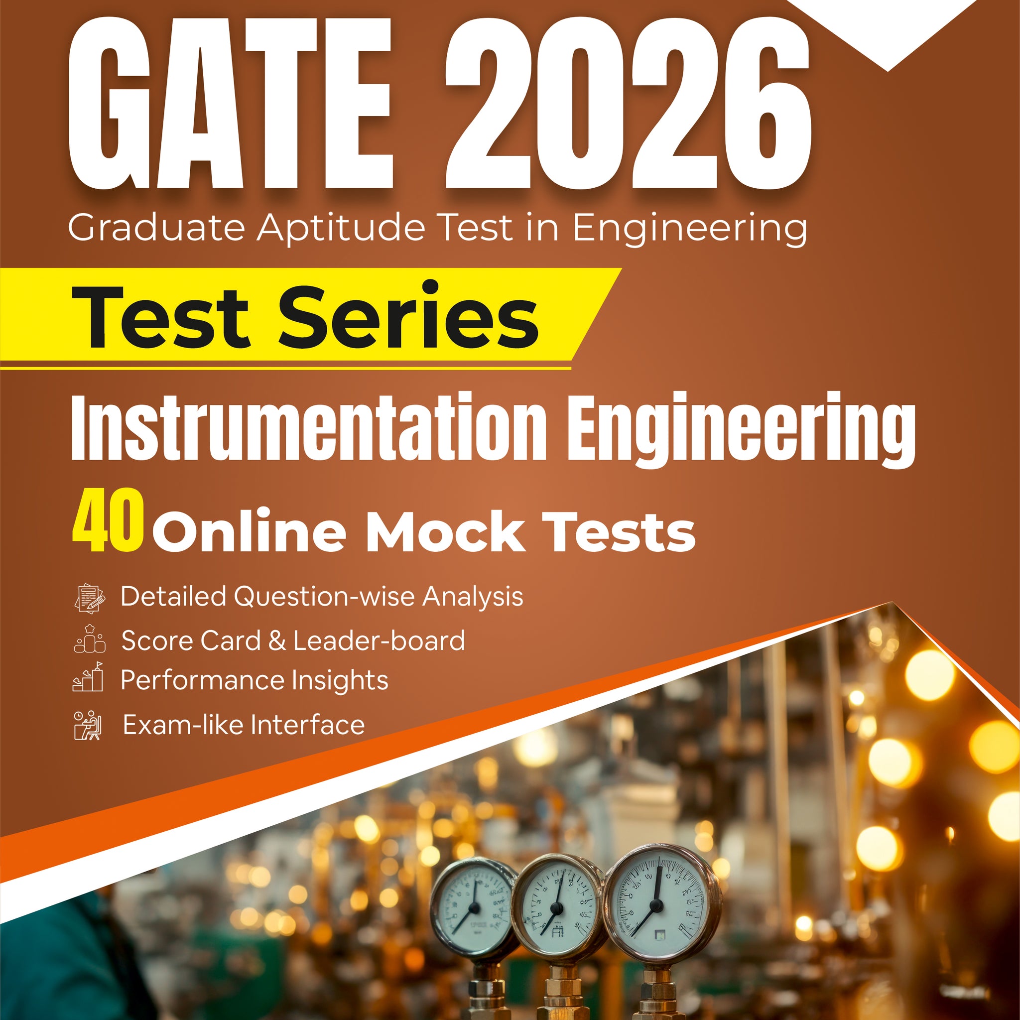 GATEflix GATE 2026 Test Series - Instrumentation Engineering | 40 Online Mock Tests to Boost the GATE 2026 Preparation and Practice | Detailed Question-wise Analysis | Prepaid by Career Launcher & GKP