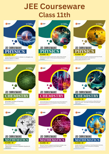 IIT-JEE Courseware Class-11 (Set of 9): Physics, Chemistry & Maths - (3 Volume Each) | JEE/Olympiad Prep Books | Class-11 Early JEE Preparation | Career Launcher